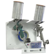 Global Finishing Solutions 218-009 Double Spray Gun Holder And Shelf