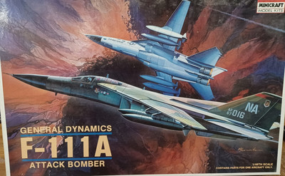 1:48 General Dynamics F-111A Attack Bomber  Minicraft  extrem  selten