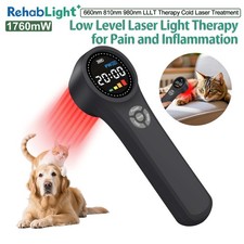 ortable 1760mW Triple Wavelength Cold Laser Therapy for Whole Body Pain Support
