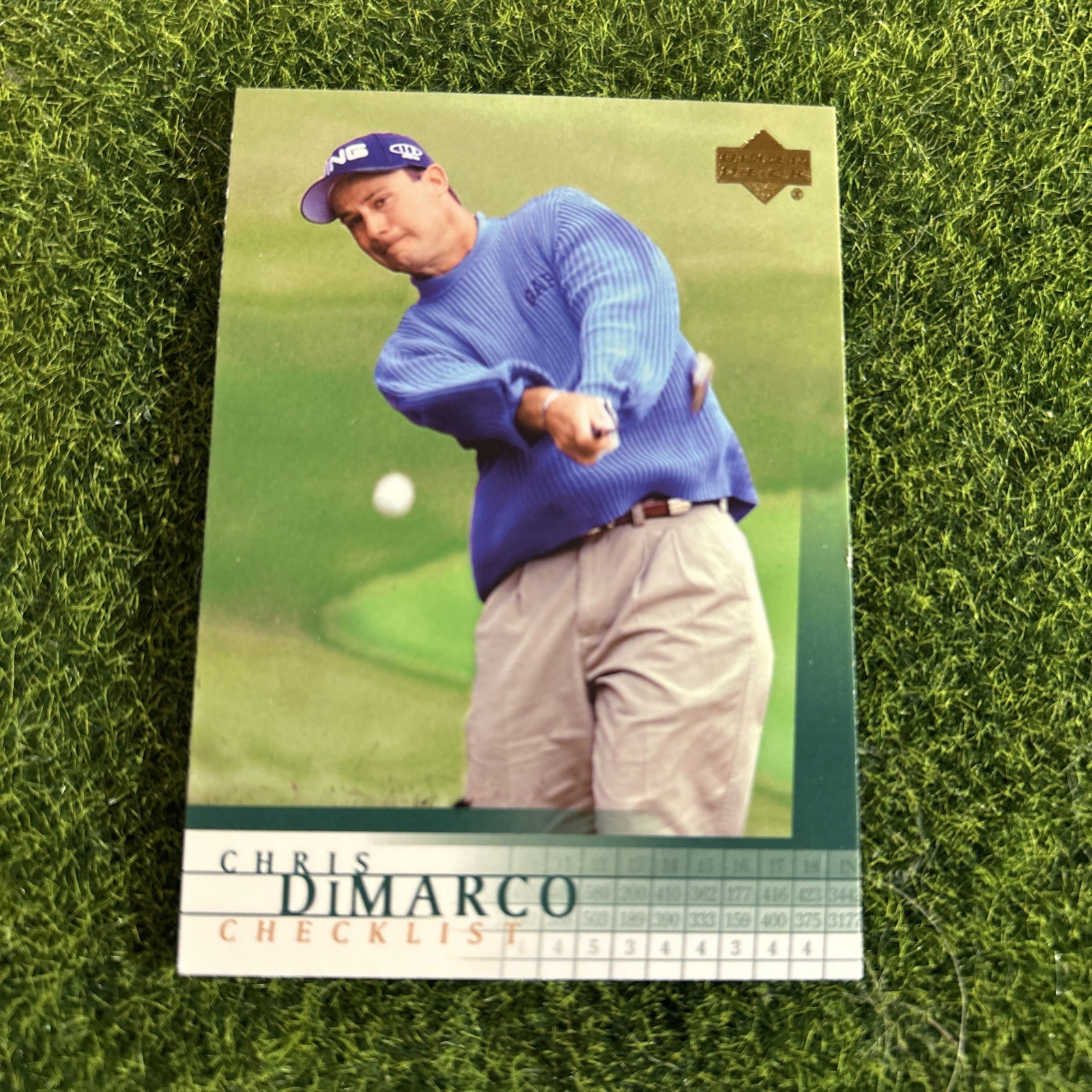 2001 Upper Deck Golf Chris DiMarco Checklist #199 PGA Golfer