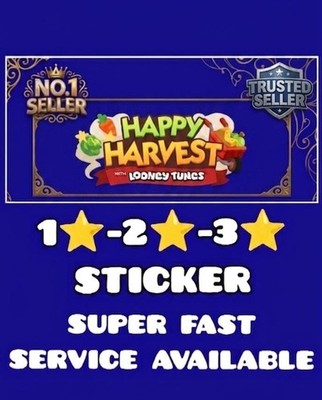 HAPPY HARVEST Album - Mono-Poly-Go-1 2 3  Sticker schneller Service hier verfügbar