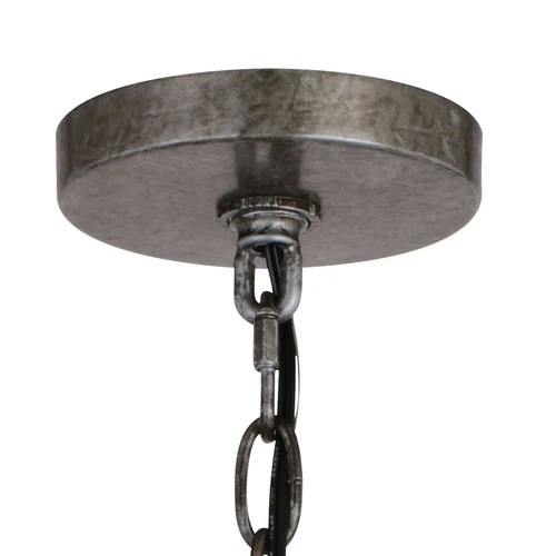 Vaxcel Lighting P0363 Norwood 16"W Pendant - Vintage Steel / Distressed Wood - Picture 10 of 12