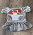 Cabbage patch kids gray portrait dress #511K with red hair from OK factory .