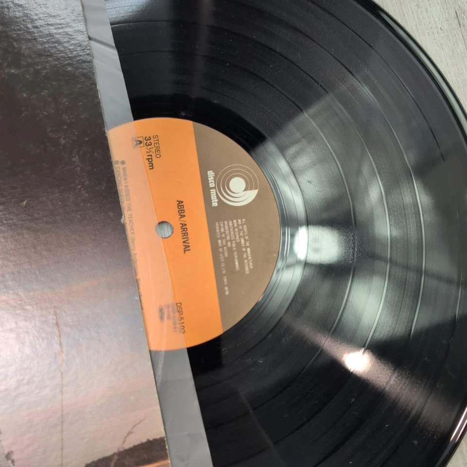 ABBA – Arrival LP Vinyl Japan Pressing DSP-5102 w/ Obi & Lyric Insert Discomate - Image 2 of 4