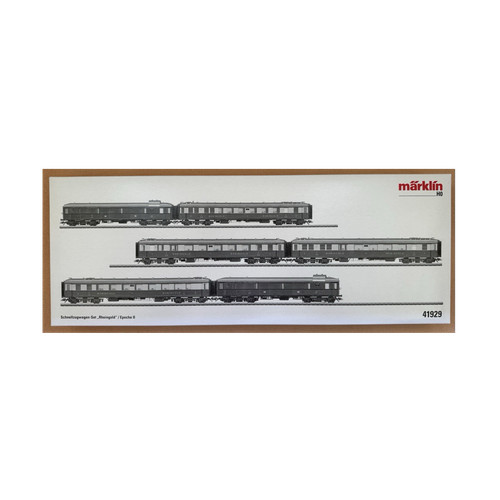 Märklin Schnellzugwagen-Set Rheingold Epoche II H0 41929 Personenwagen | Condition: Gebraucht
