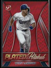 2025 Topps Pristine - Plated and Polished Wyatt Langford #PP-24 Red Refractor /5
