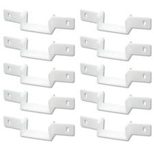 10Pcs 6578 Nylon Pocket Door Bottom Guide, with 20Pcs Screws, for 1-3/8 Inche...