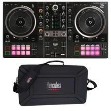 Hercules DJ DJControl Inpulse 500 2-channel DJ Controller with Travel Bag