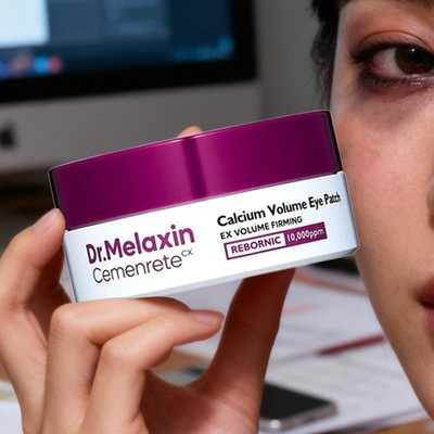 Dr.Melaxin Cemenrete Calcium Volume Eye Patch 60pcs Brightening K-Beauty.
