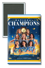 UCLA Bruins 2026 Mujer Final Four NCAA Baloncesto Campeones Nacionales 2 x 3 Imán