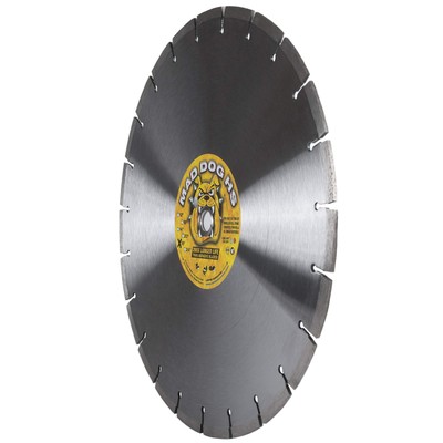 Delta Diamond Mad Dog HS 16 Inch Segmented Diamond Saw Blade, .125 X 1''-20mm ...