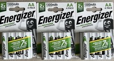 Energizer Accu Recharge Universal 1300mAh AA Batteries 3 Packs 7.51 per battery