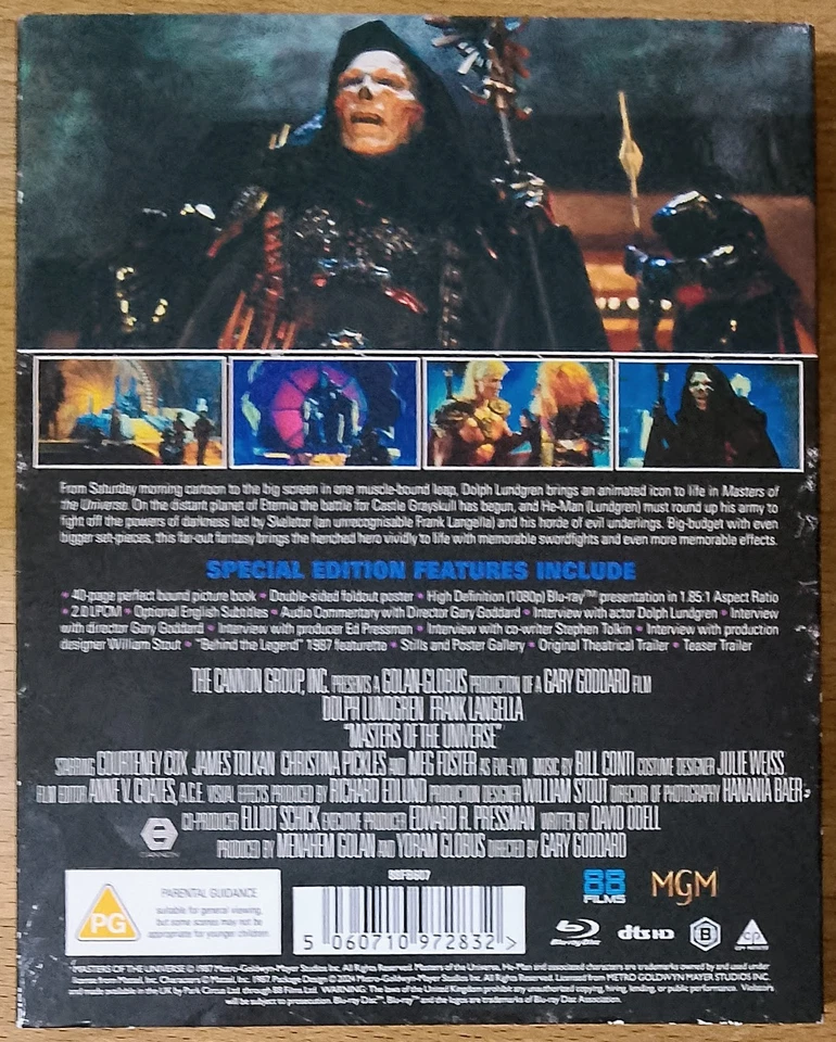 Masters of the Universe - Deluxe Collector's Edition (Blu-ray) with book, poster - Image 2 of 4
