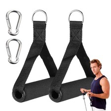Heavy Duty Exercise Handles, Gym Handles for Cable Machine Attachment, Grip Gym