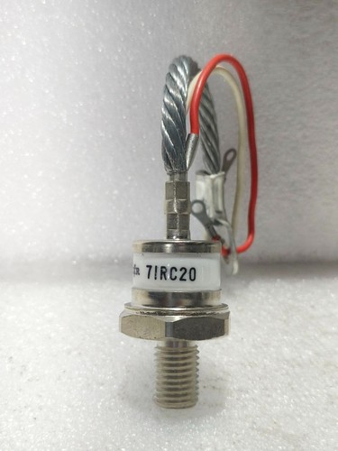 NEW🆕 IR 7IRC20 STUD MOUNT THYRISTOR DIODE SEMICONDUCTOR 20A RECTIFIER TUBE - Afbeelding 2 van 8