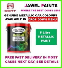 SEAT PAINT ( 5 Litre ) ALL METALLIC COLOURS AVAILABLE IN DROP DOWN MENU