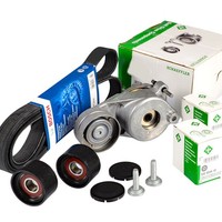 Conti 7PK2035 Keilrippenriemen-Satz + Spanner FüR Mercedes W221 Chrysler Jeep