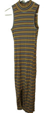 wild fable XS striped high neckline sleeveless bodcon dress Target