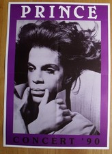 PRINCE concert '90 affiche poster ancienne vintage 86x61 cm 