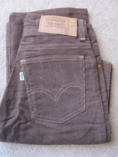 Vintage Levi's jeans Student Cord waist 25 deadstock boys brown