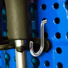  10 Pcs Tool Wall Organiser Peg Board Metal Utility Hooks Holders