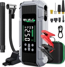 8000A Jump Starter with Air Inflator/Deflator Compressor, 65W Charging Car... 