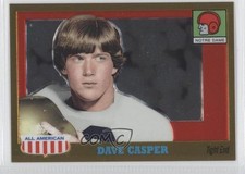2005 Topps All American Retired Edition Chrome Gold /555 Dave Casper #10 HOF 0b2