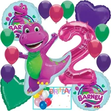 Anagram Barney Birthday Balloons Party Supplies #2 - Officially Licensed