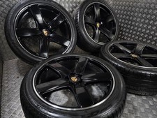 Genuine OEM Porsche Macan Sport Classic 21" Alloy Wheels + Tyres Turbo GTS 95B