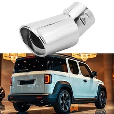 Car Exhaust Pipe Tail Muffler Tip Stainless Steel Adjustable For Honda Element