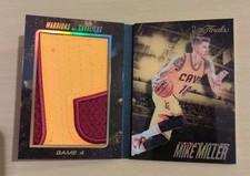 2015-16 Preferred Mike Miller NBA FINALS GAME USED Patch Booklet /25 Cavaliers