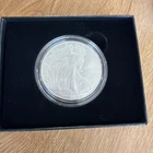 2021-W American Silver Eagle 1 Ounce Uncirculated Coin W/ COA & BOX (21EGN)