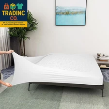 Box Spring Cover King/Cal King Size - Jersey Knit & Stretchy Wrap around 4 Sides