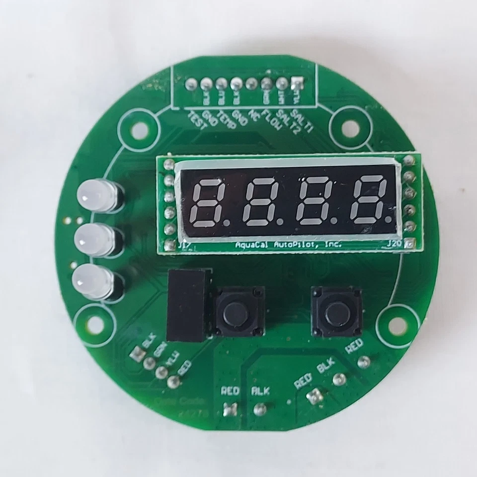 Aquacell AutoPilot ChlorSync Cell Display Control Board Rev Q - Image 2 of 3