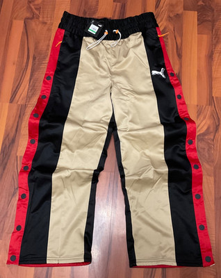 NWT Puma June Ambrose Diggins Breakaway Pants Womens L Black Urban Red WNBA