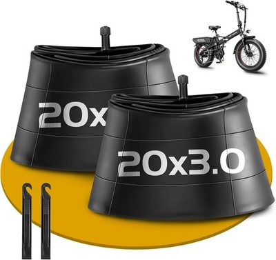2er-Pack 20 Zoll Schlauch AV32mm Ventil, 20 x 3.0 Pannensichere