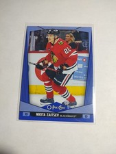 2024-25 O-Pee-Chee Hockey Nikita Zaitsev Blackhawks Blue Border Parallel (#310)