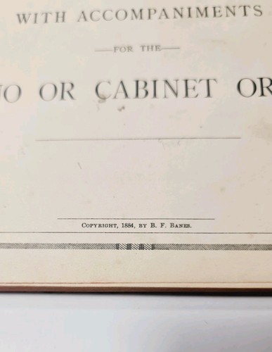 Superb Songs 1884 Antique Sheet Music Bound Book of Songs for Piano or Cabinet O - Picture 6 of 24