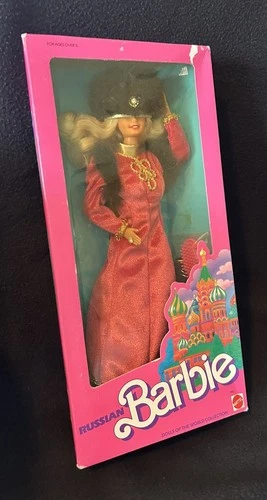 New Vintage 1988 Russian Barbie Dolls of The World Collection #1916