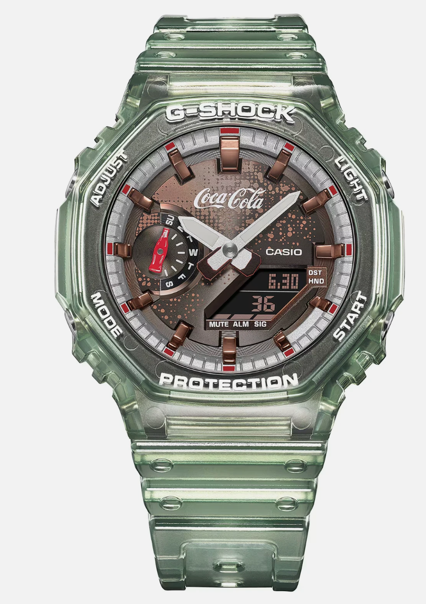 G-SHOCK Coca-Cola 140周年限定 GA2100CC3AJR CASIO Coca-Cola 140th G-SHOCK GA-2100CC-3AJR ANALOG-DIGITAL 2100