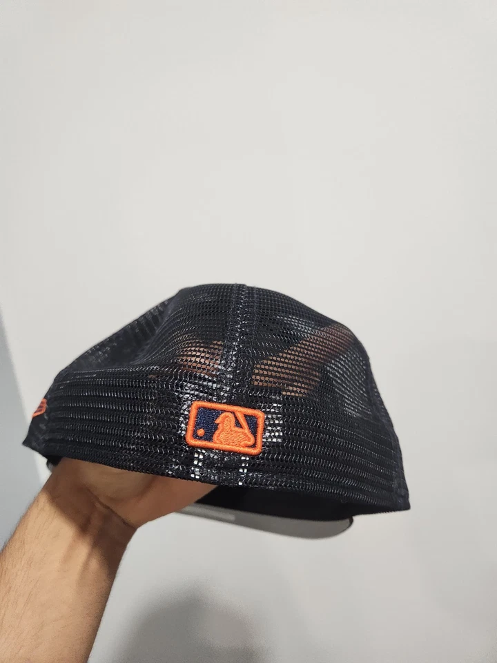 Men's New Era Navy Houston Astros 2023 Spring Training Mesh Hat 59FIFTY Fitted - Image 3 of 4