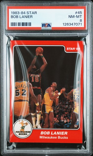 1983 Star Bob Lanier #45 card