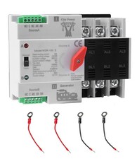 100Amp AC110V Automatic/Manual Transfer Switch 3P 50/60Hz, 3POLE 100A Grey