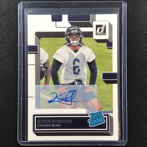 2022 Donruss KYLER GORDON Rated Rookie Signatures Auto Base #367