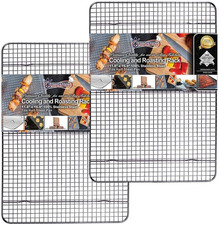 KITCHENATICS Heavy Duty Half Sheet Cooling Racks, Rust Resistant Stainless Steel