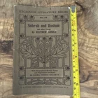 Antique 1910 Sohrab and Rustum Matthew Arnold Excelsior Literature Series No. 15