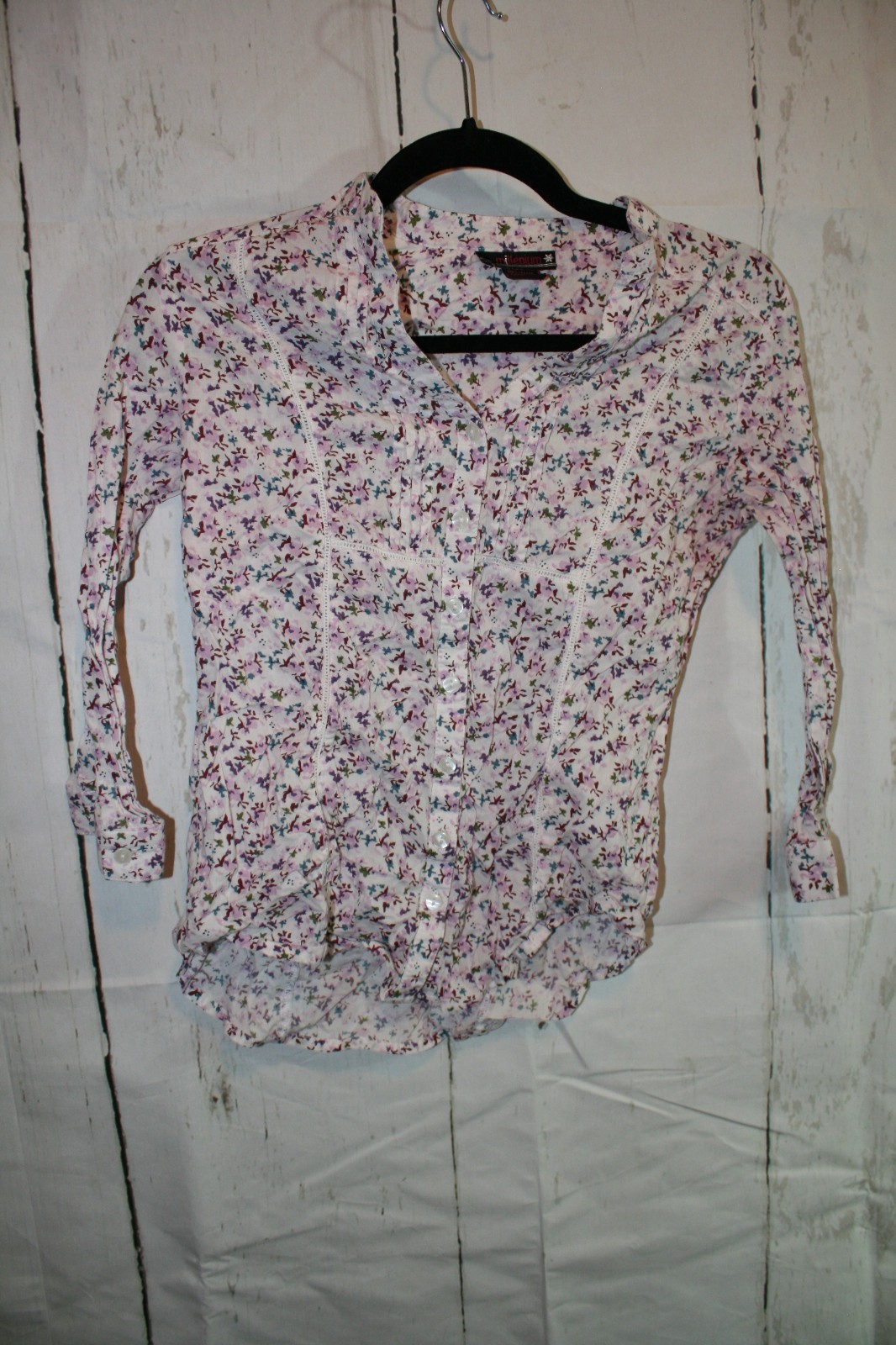 Millenium Button Down Shirt Womens Size Small Lon… - image 1
