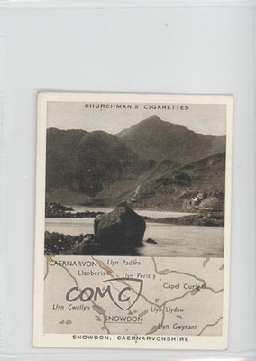 1937 Churchman's Holidays in Britain Map & Scene Tobacco #26 0w6
