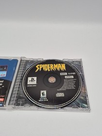 Spider-Man (Sony PlayStation 1 PS1, 2000) Black Label Tested & Works