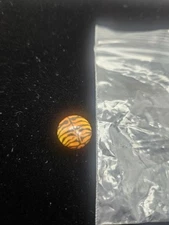 Authentic Kameleon KJPS103 Primal Instinct Murano Glass PopRock Tiger Print Rare